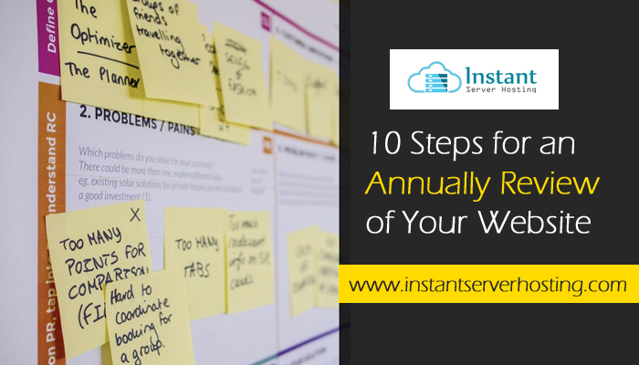 10 Steps for an Annually Review of Your Website Performance